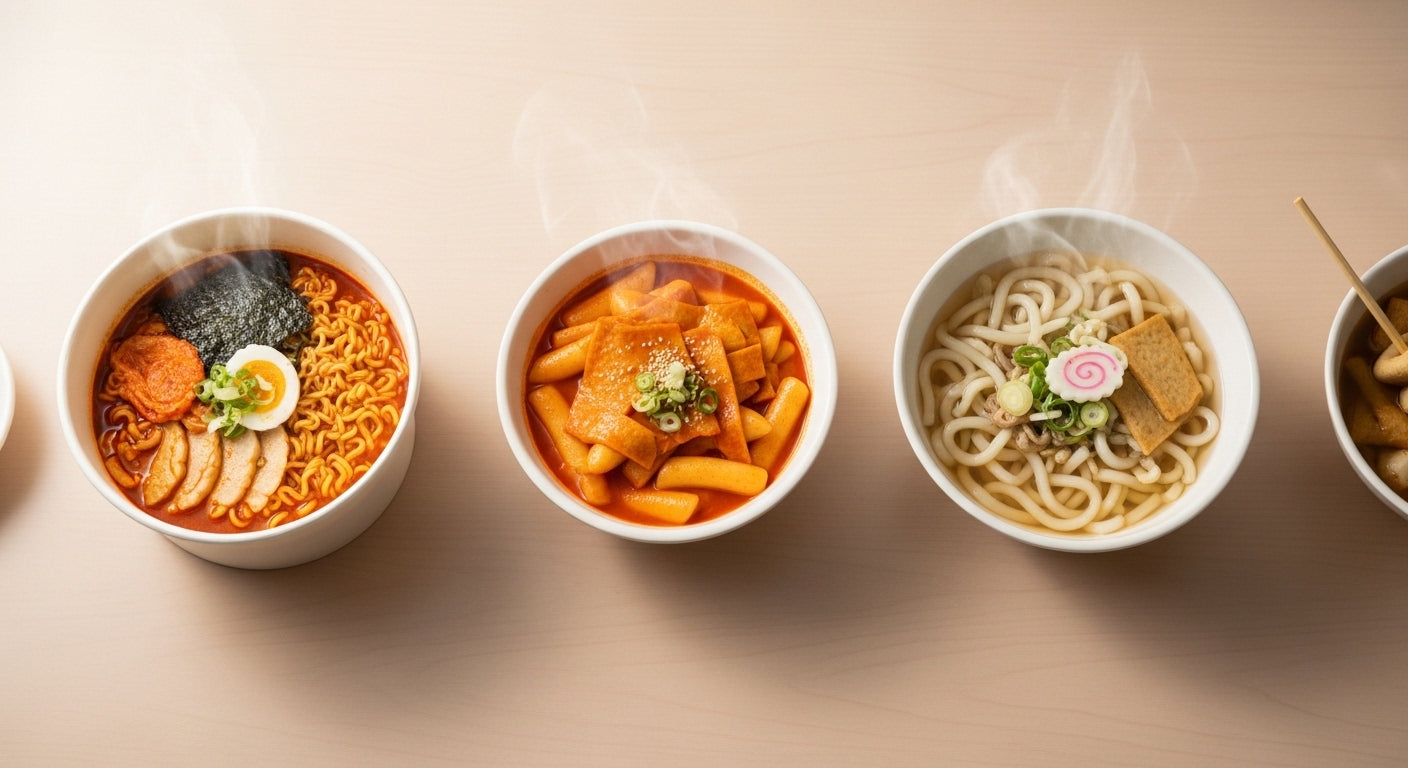 Labor-saving automatic ramen cooker for restaurant efficiency | 인건비 절감 및 효율적인 식당 운영을 위한 자동 라면 조리기