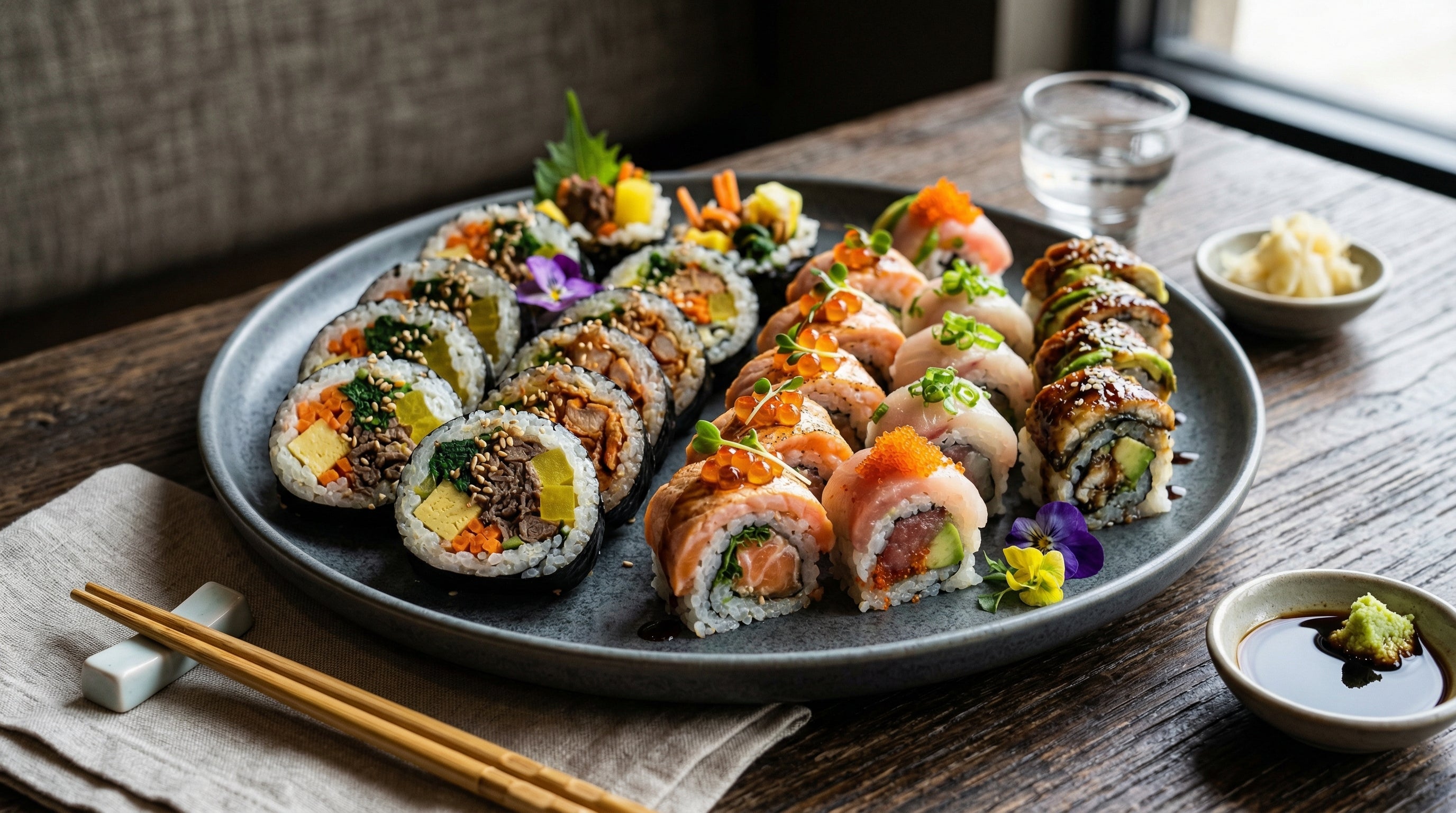 Mass production of sushi rolls for catering businesses | 케이터링 및 식당용 대용량 김밥 자동 생산